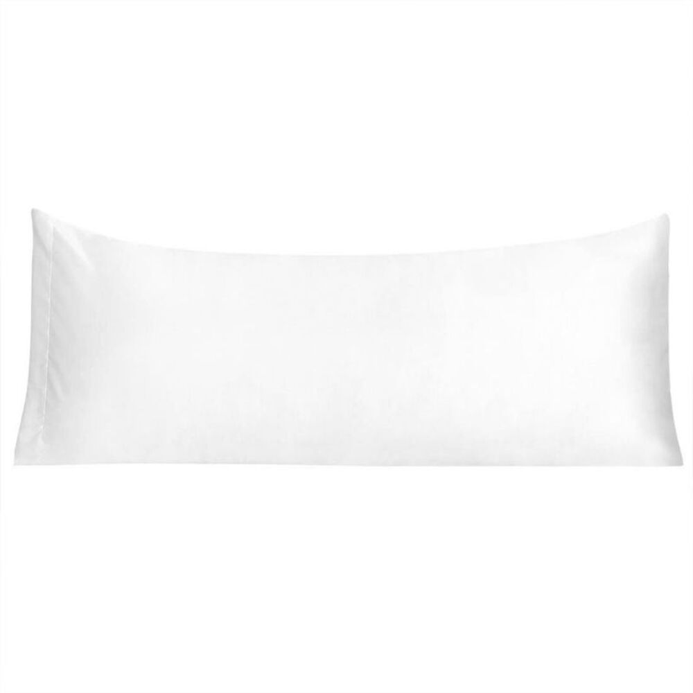 Body Pillow Cover Super Soft Silky Satin Pillowcase 20"x54" Ivory